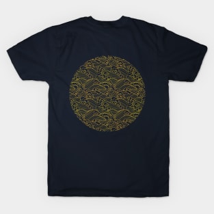 Waves Illustration T-Shirt